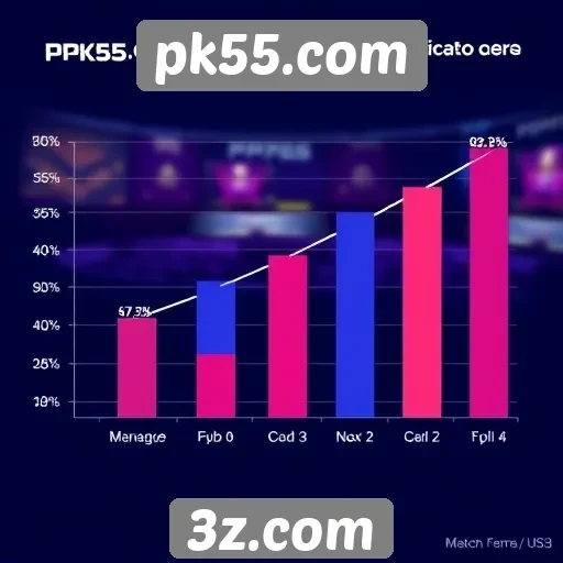 Estatísticas de crescimento do pk55.com entre jogadores
